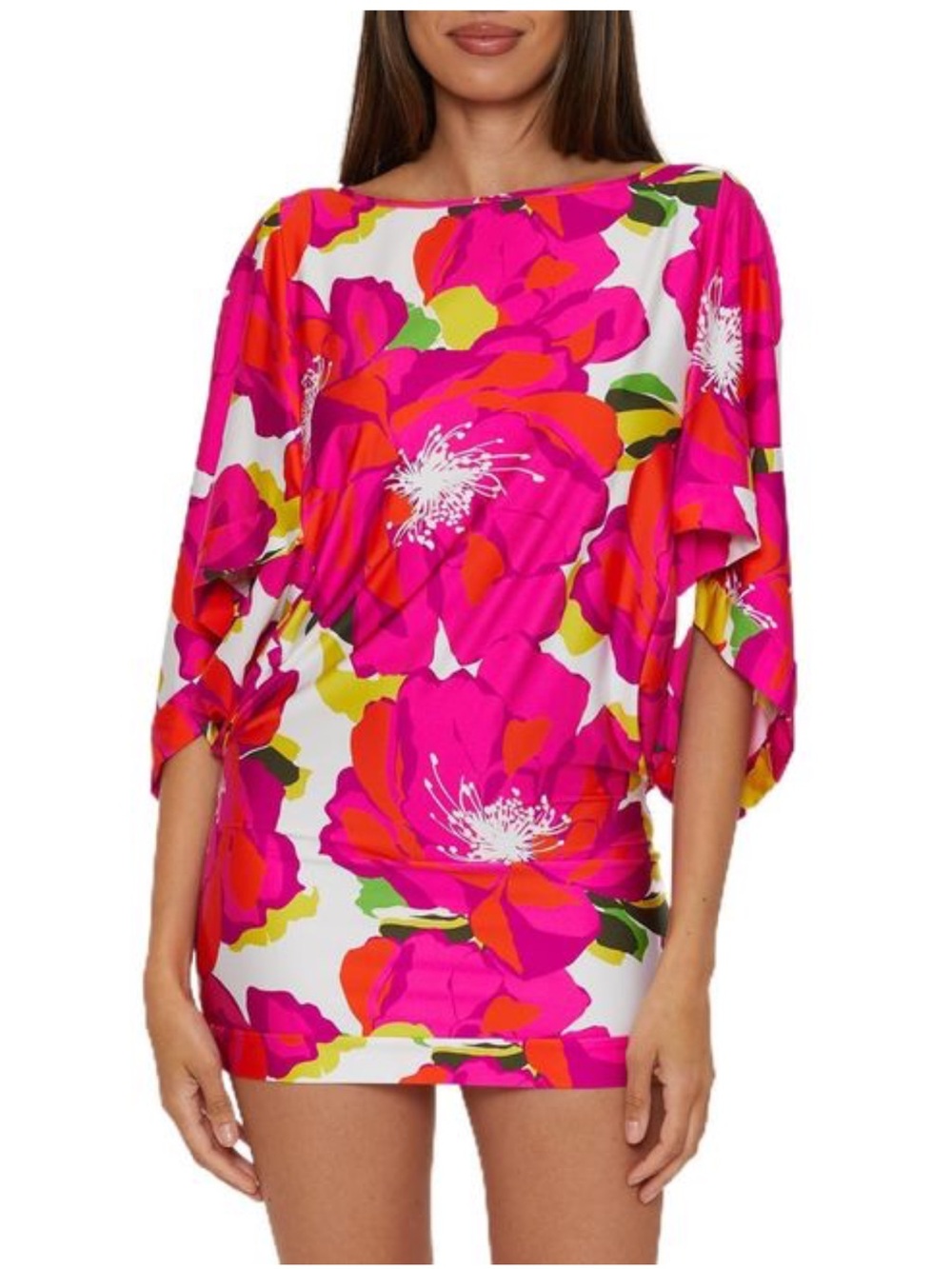 NWT Trina Turk Bloom  Swimsuit Cover Up tunic Dress